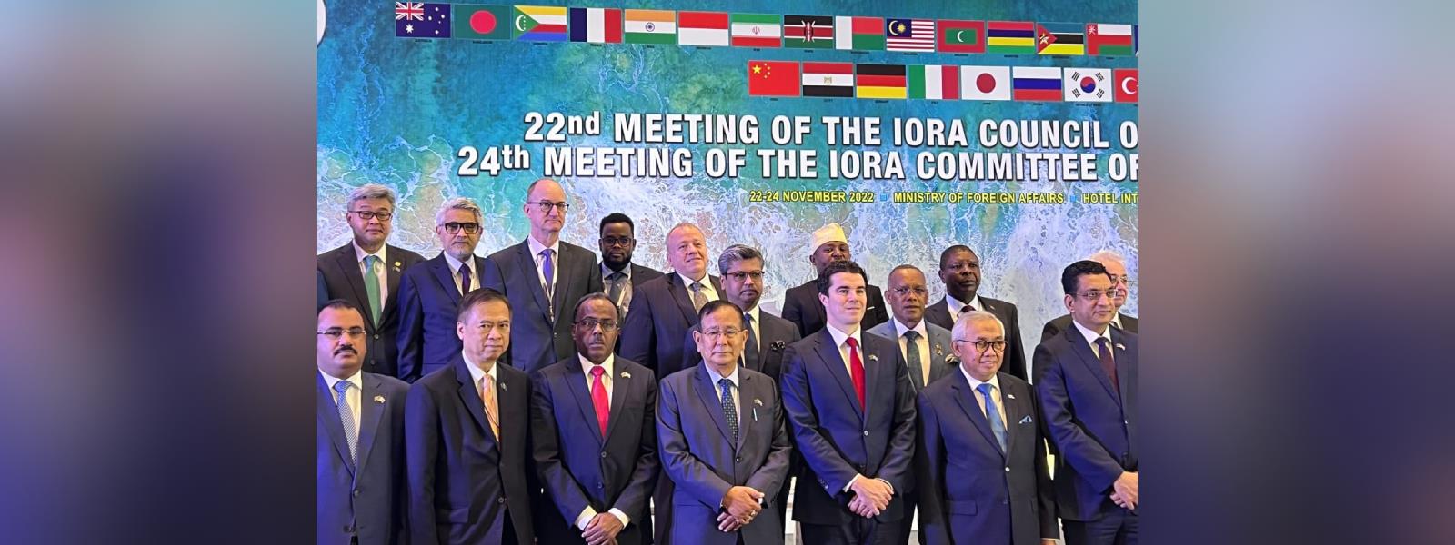 Minister of State for External Affairs,  Dr. Rajkumar Ranjan Singh participated in the 22nd Meeting of the IORA Council of Ministers in Dhaka.
