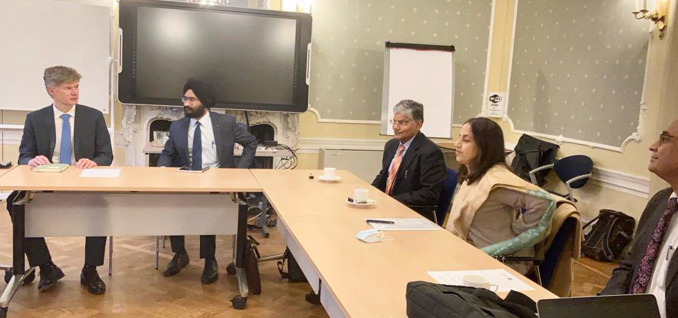 Secretary (West) held an interactive session with focus on the Indo-Pacific with the strategic community & IR experts based in The Hague at the Clingendael Institute