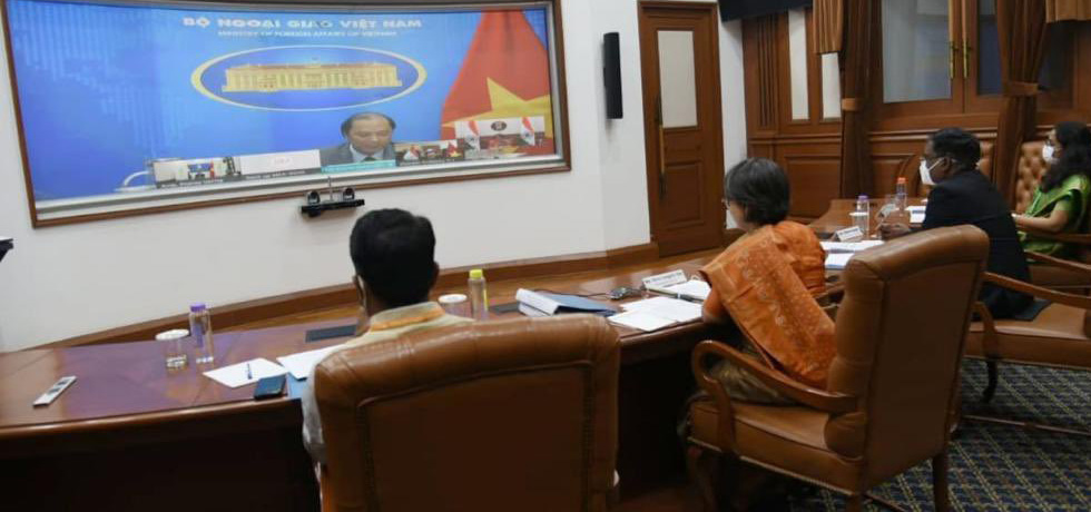 Ms. Riva Ganguly Das, Secretary (East) led Virtual India-Vietnam Political Consultation and Strategic Dialogue in New Delhi