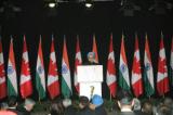 प्रधान मंत्री टोरंटो में कनाडा के प्रधान मंत्री श्री स्टीफन हार्पर द्वारा आयोजित रात्रि भोज में (27 जून, 2010)