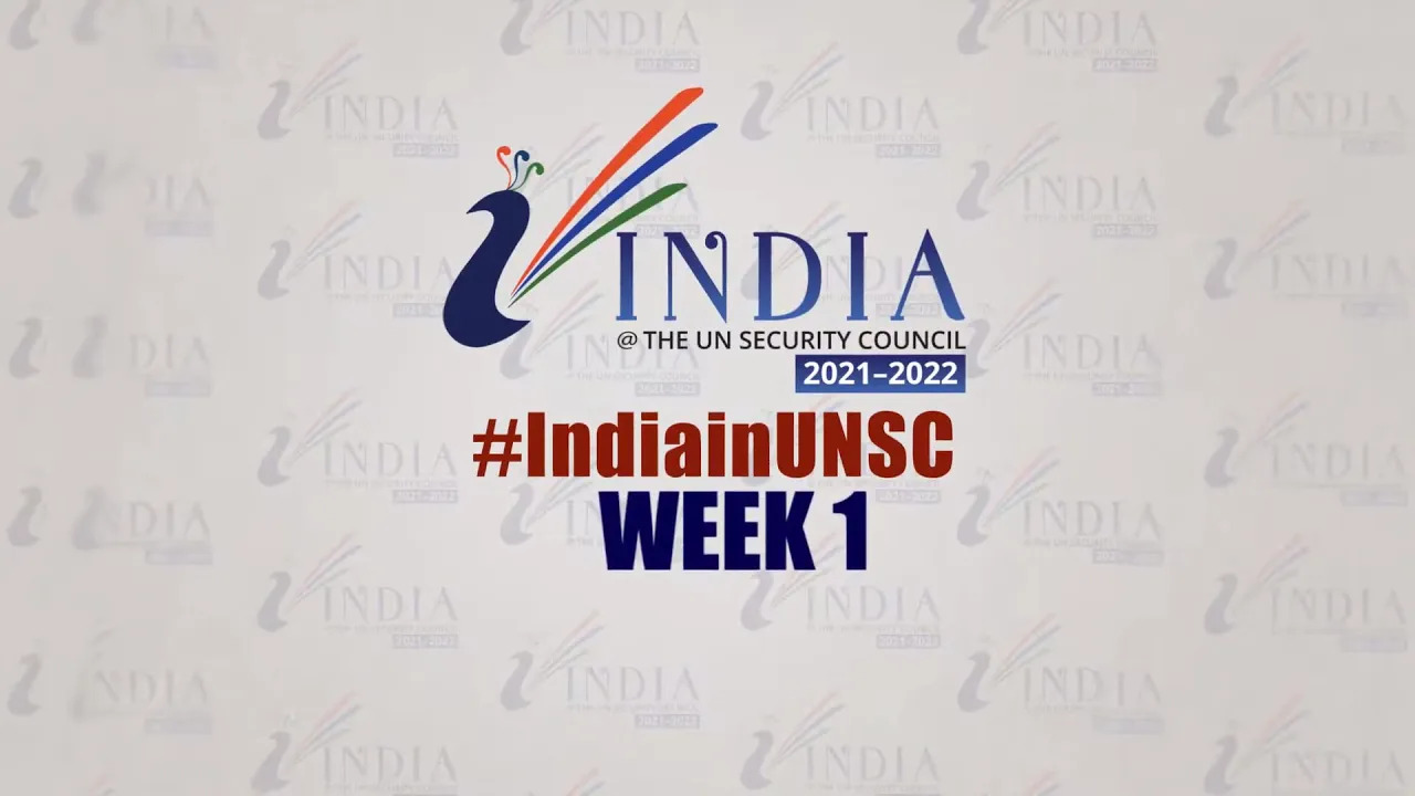 India at UNSC : January 2021 - Week 1