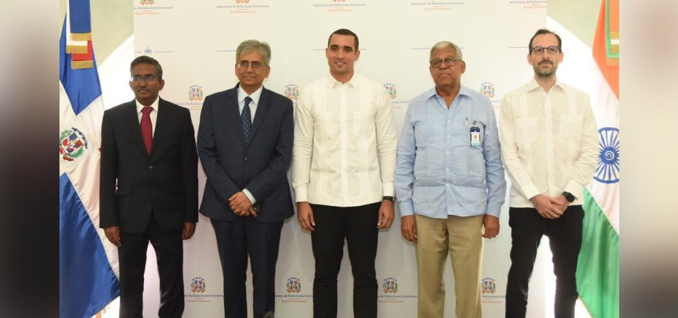 2nd India-Dominican Republic Foreign Office Consultations held in Santo Domingo, led by Secretary East Shri Saurabh Kumar & Vice Minister of Dominican Republic H. E. Mr. José Julio Gómez