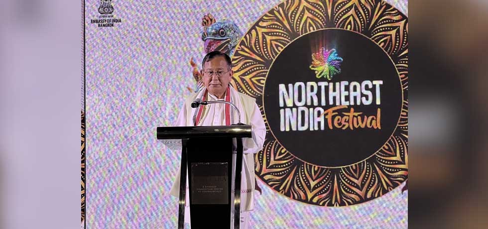 Minister of State for External Affairs Dr. Rajkumar Ranjan Singh attended the 2nd North-East India Festival in Bangkok