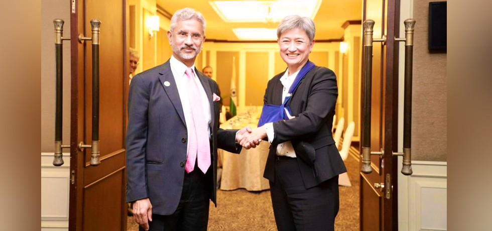 External Affairs Minister Dr. S. Jaishankar met Senator The Hon. Penny Wong, Foreign Minister of Australia in Cambodia