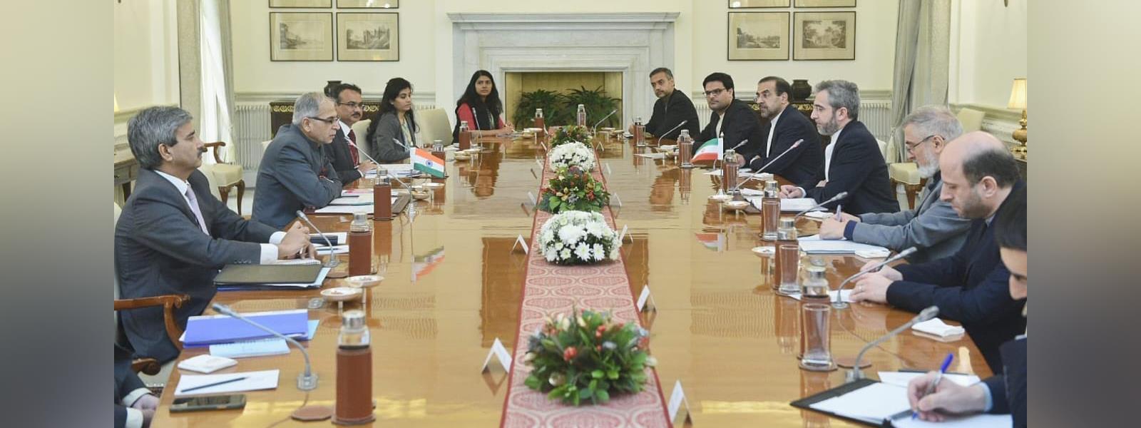 India - Iran  Foreign Office Consultations held in New Delhi