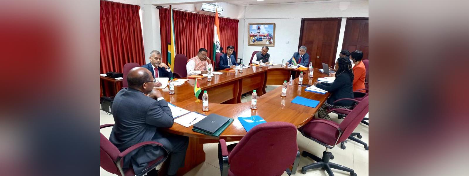 4th India-Guyana Foreign Office  Consultation held in Georgetown.