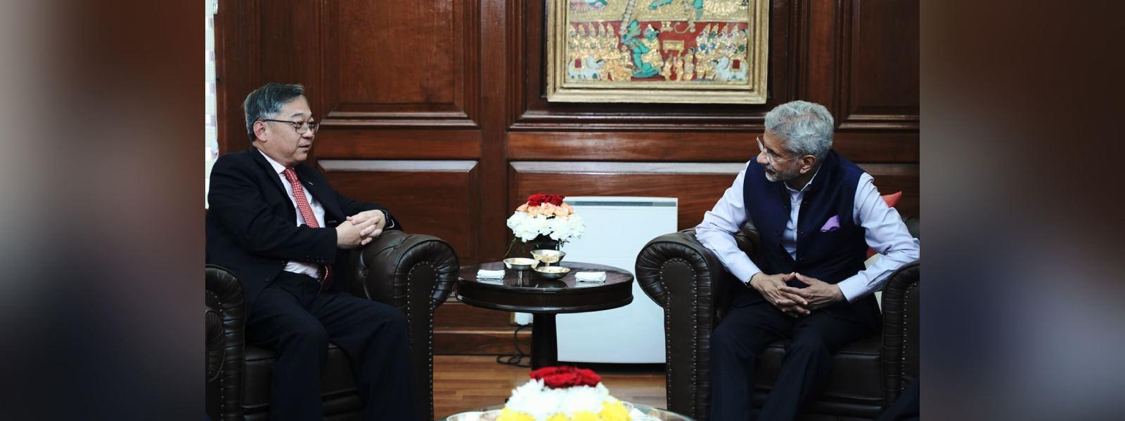 External Affairs Minister Dr. S. Jaishankar met H. E. Mr. Gan Kim Yong, Minister of Trade & Industry of Singapore in New Delhi