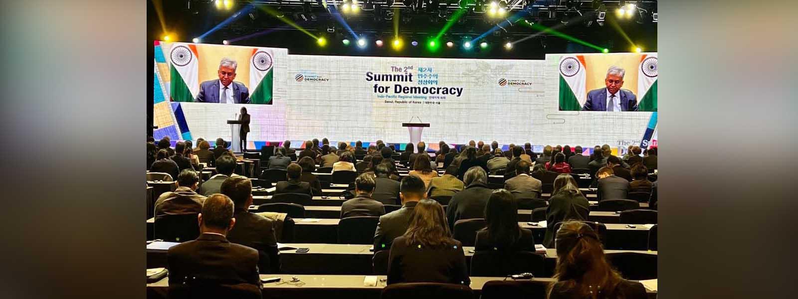 Secy (East) Shri Saurabh Kumar participated virtually in the Indo-Pacific Regional Anti-Corruption Meeting, under Summit for Democracy