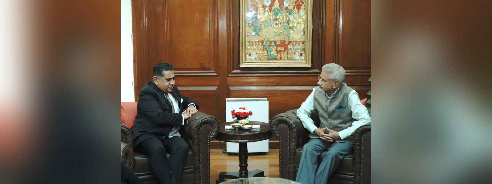 External Affairs Minister Dr. S. Jaishankar met Minister of State Foreign Commonwealth & Development Affairs of United Kingdom H. E. Mr. Tariq Ahmad in New Delhi