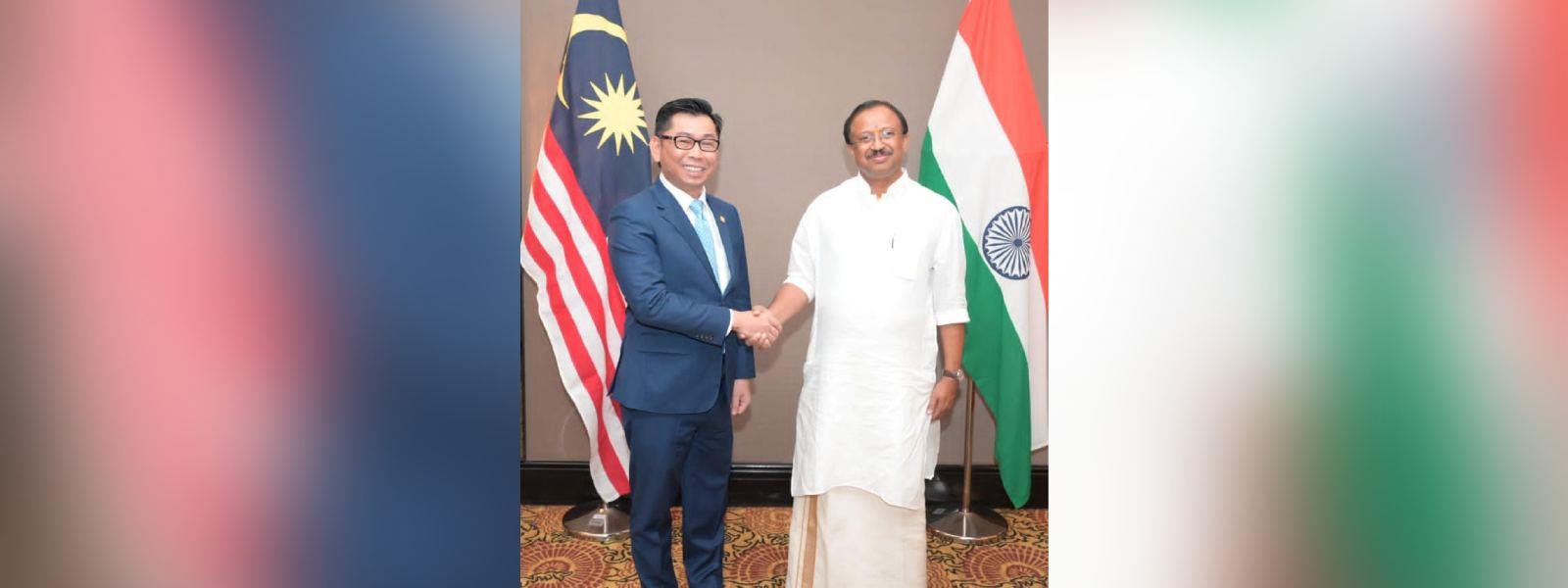 Minister of State for External Affairs Shri V. Muraleedharan met H.E. Mr. Datuk Mohamad Bin Haji Alamin, Deputy Minister of Foreign Affairs of Malaysia in Kuala Lumpur