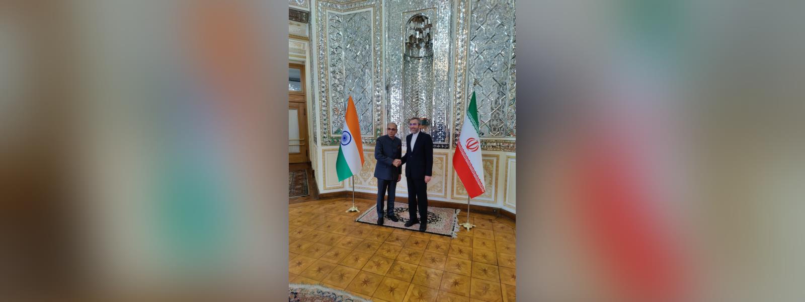 18th Foreign Office Consultations between India-Iran held in Tehran, co-chaired by Foreign Secretary Shri Vinay Kwatra and H.E. Mr. Bagheri Kani, Deputy Foreign Minister for Political Affairs of Iran