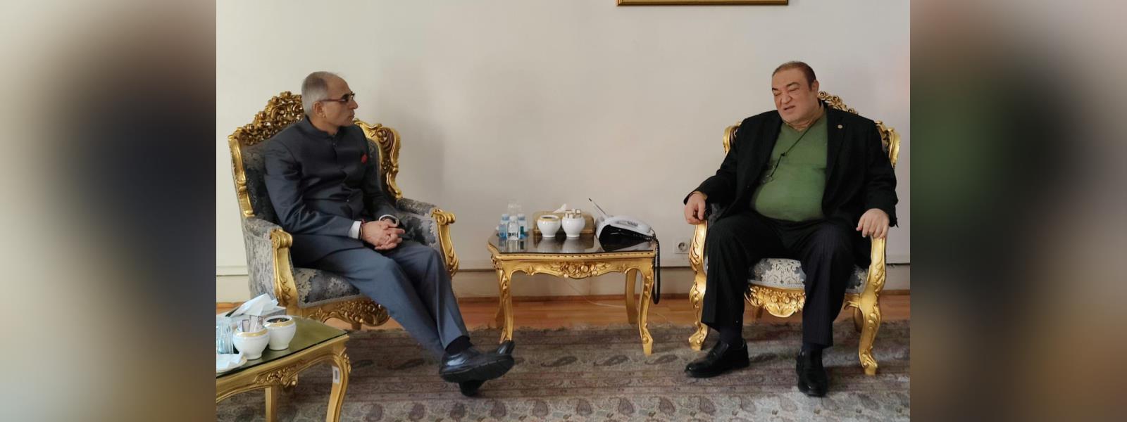 Foreign Secretary Shri Vinay Kwatra met H.E. Dr. Mehdi Safari, Deputy Foreign Minister for Economic Diplomacy of Iran in Tehran