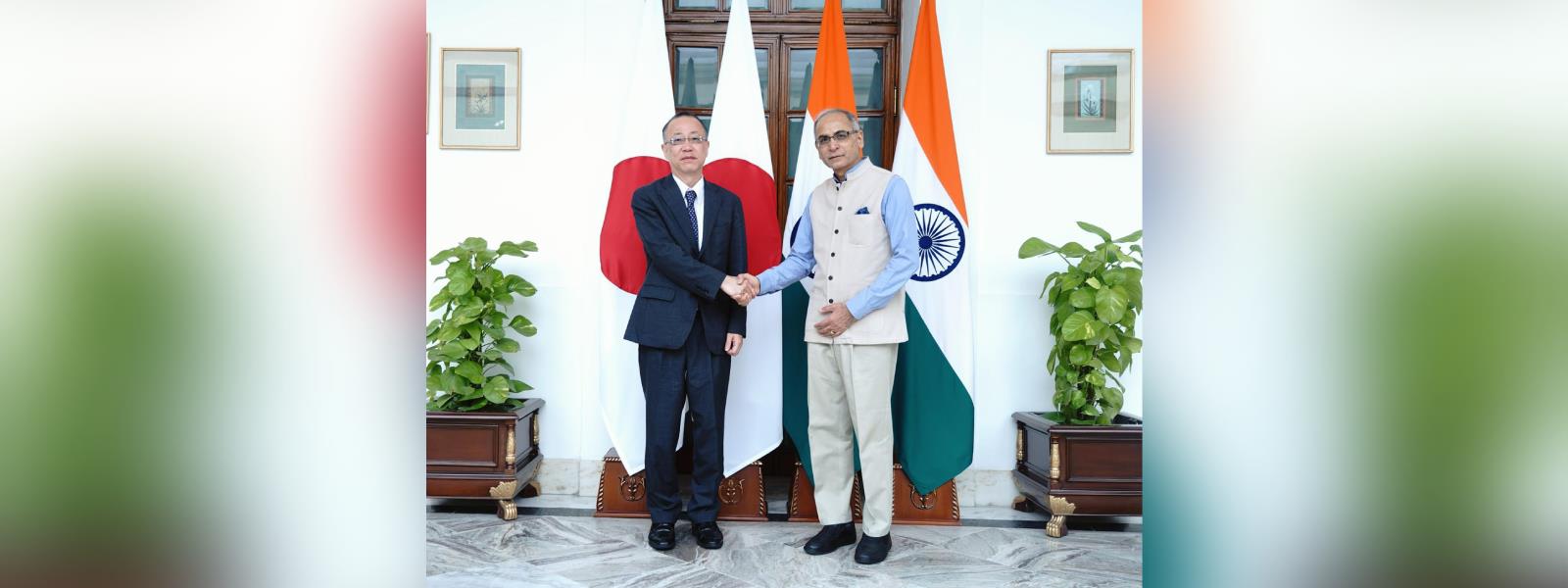 Foreign Secretary, Shri Vinay Kwatra met Senior Deputy Minister for Foreign Affairs of Japan, H.E. Mr. Takehiro Funakoshi in New Delhi