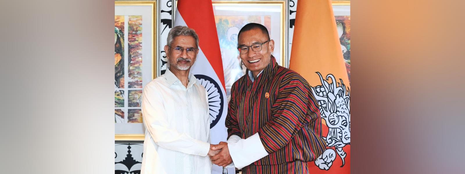 External Affairs Minister, Dr. S. Jaishankar called on Prime Minister of Bhutan, H.E. Mr. Tshering Tobgay in New Delhi