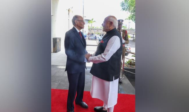 Prime Minister Shri Narendra Modi departs from Mauritius after a successful visit