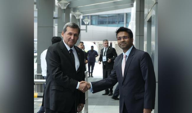 Deputy Chairman of Cabinet of Ministers & Minister of Foreign Affairs of Turkmenistan, H.E. Mr. Rashid Meredov arrived in New Delhi for the 4th India-Central Asia Dialogue