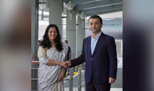 Minister of Foreign Affairs of the Republic of Uzbekistan, H.E. Mr. Bakhtiyor Saidov arrived in New Delhi for the 4th India-Central Asia Dialogue