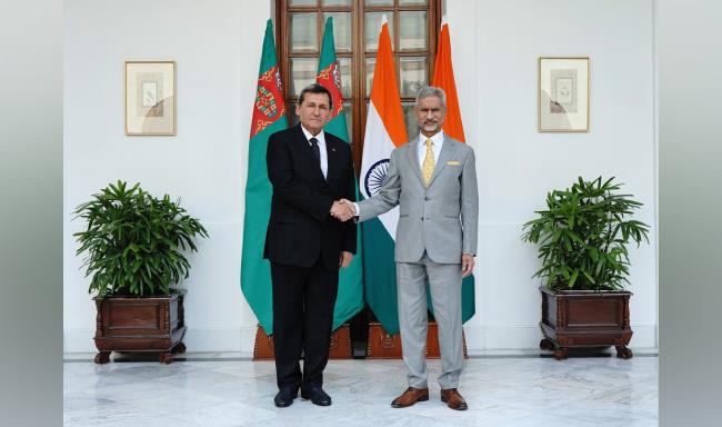 External Affairs Minister Dr. S. Jaishankar met H.E. Mr. Rashid Meredov, Deputy Chairman of Cabinet of Ministers & Minister of Foreign Affairs of Turkmenistan in New Delhi