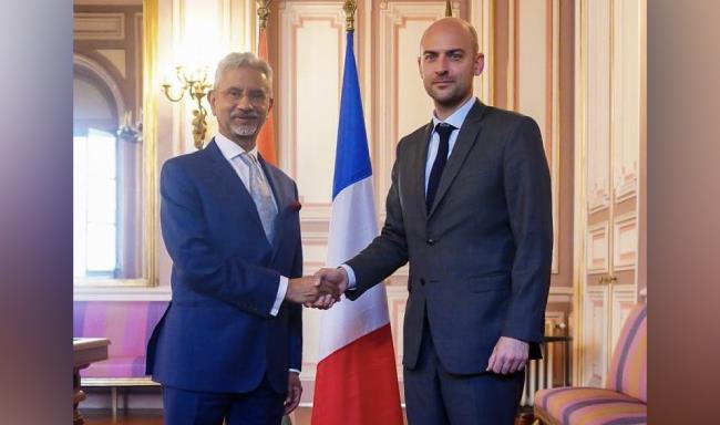 External Affairs Minister Dr. S. Jaishankar met H.E. Mr. Jean Noel Barrot, Minister for Europe & Foreign Affairs of France in Marseille