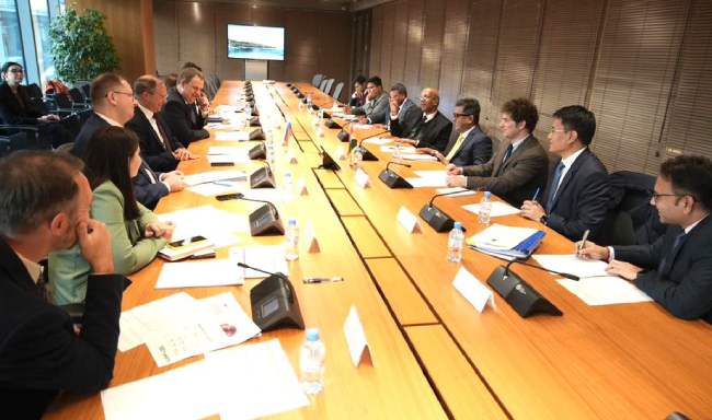 Minister of State for External Affairs, Shri Pabitra Margherita held discussions with Deputy Ministers of Industry and Trade of the Russian Federation, H.E. Alexey Gruzdev and H.E. Ivan Kulikov in Moscow