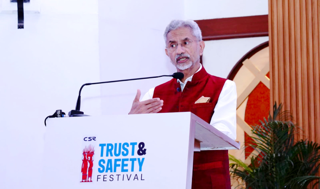 External Affairs Minister Dr. S. Jaishankar addressed the inaugural session of the Trust and Safety India (TASI) Festival 2025 in New Delhi