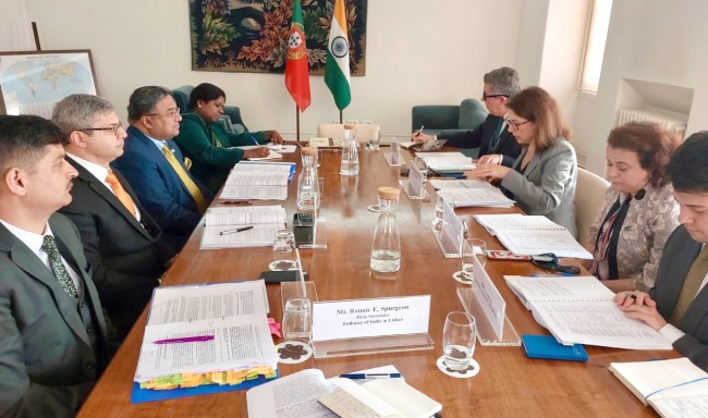 The 5th round of Foreign Office Consultations (FOC) between India and Portugal co-chaired by Secretary (West) Shri Sibi George and H.E. Ms. Helena Malceta, Director General for Foreign Policy of Portugal held in Lisbon