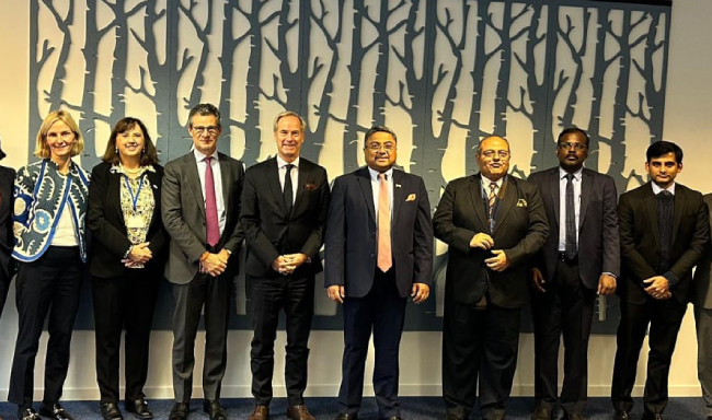 Secretary (West) Shri Sibi George co-chaired the 11th India–EU Foreign Policy and Security Consultations with H.E. Mr. Olof Skoog, Deputy Secretary General for Political Affairs, European External Action Service (EEAS) in Brussels