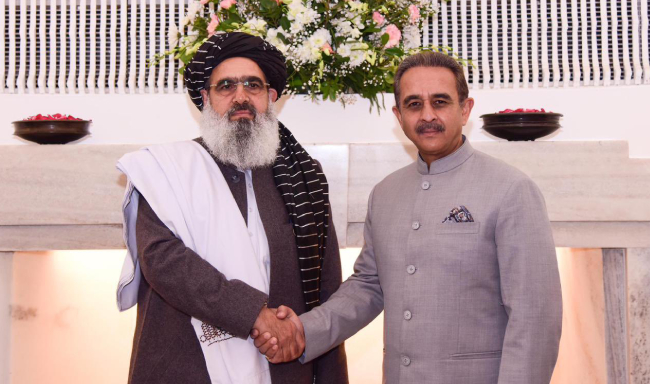 केंद्रीय विदेश राज्य मंत्री श्री कीर्ति वर्धन सिंह ने नई दिल्ली में अफ़ग़ानिस्तान के स्वास्थ्य मंत्री मौलवी नूर जलाल जलाली से मुलाकात की
