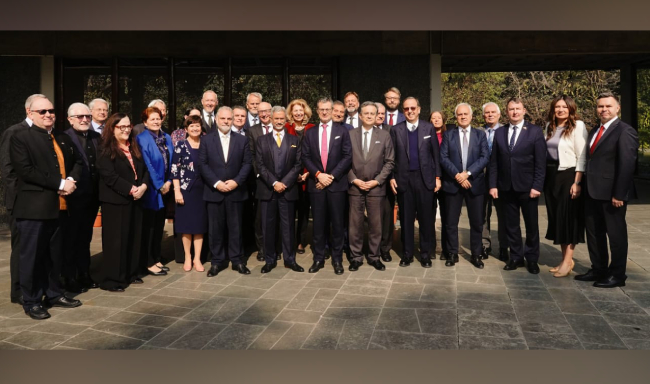 External Affairs Minister Dr. S. Jaishankar interacted with Ambassadors from European Union countries in New Delhi