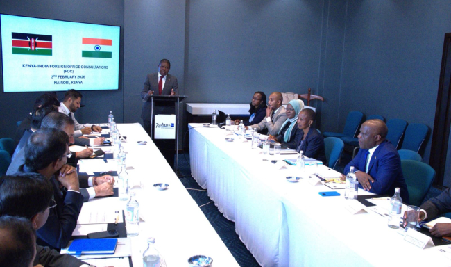 The 3rd round of India–Kenya Foreign Office Consultations (FOC) held in Nairobi