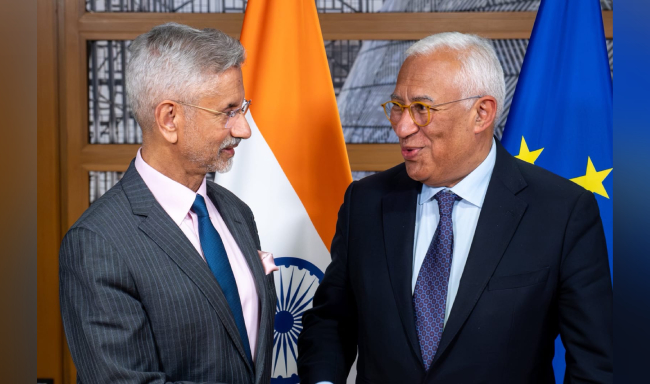 External Affairs Minister Dr. S. Jaishankar called on H.E. Mr. Antonio Costa, President of the European Council in Brussels