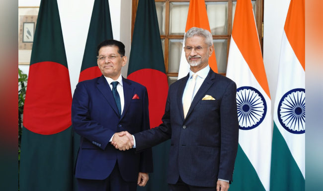 External Affairs Minister Dr. S. Jaishankar met H.E. Dr. Khalilur Rahman, Minister of Foreign Affairs of the People’s Republic of Bangladesh in New Delhi