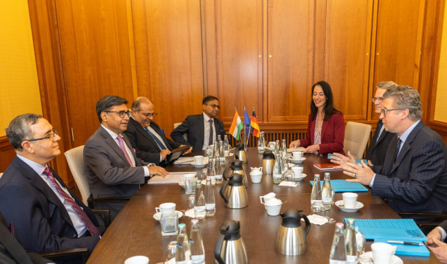 The India–Germany Foreign Office Consultations co-chaired by Foreign Secretary Shri Vikram Misri and Dr. Geza Andreas von Geyr, State Secretary at the Federal Foreign Office of Germany in Berlin