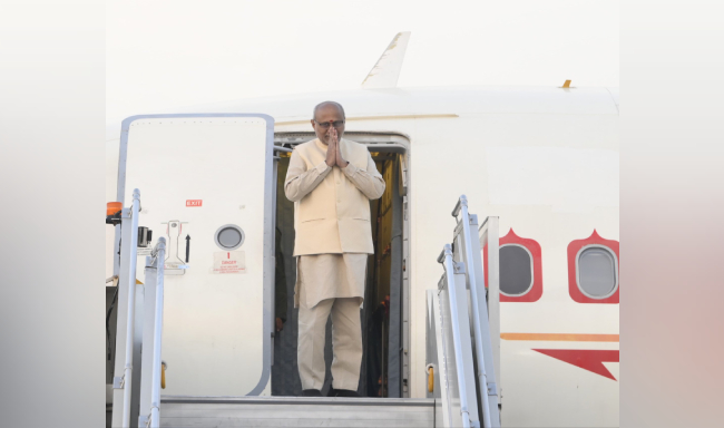 Vice President Shri C. P. Radhakrishnan emplaned for Sri Lanka on a two-day official visit