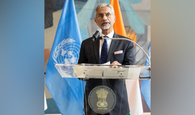External Affairs Minister Dr. S. Jaishankar inaugurated the ‘Shunya to Ananta’ exhibition at the United Nations Headquarters in New York