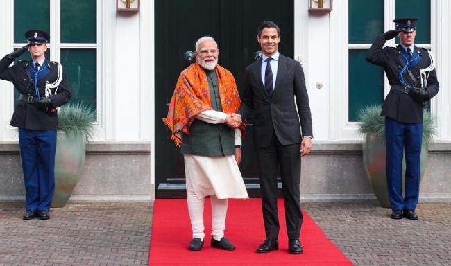 Prime Minister Shri Narendra Modi met H.E. Mr. Rob Jetten, Prime Minister of the Netherlands in The Hague