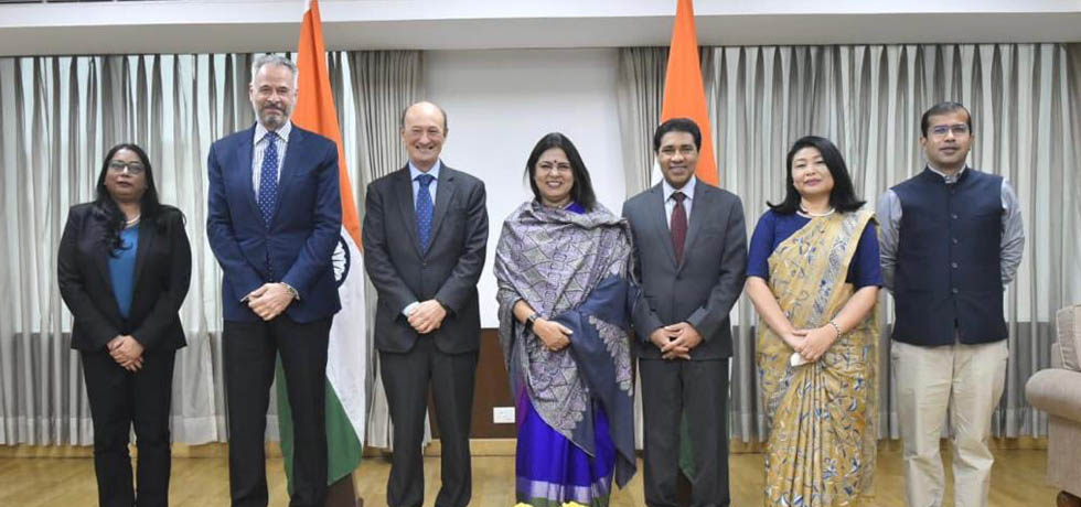Smt. Meenakashi Lekhi,  Minister of State for External Affairs interacts with Ambassadors of Latin America and the Caribbean (LAC) region