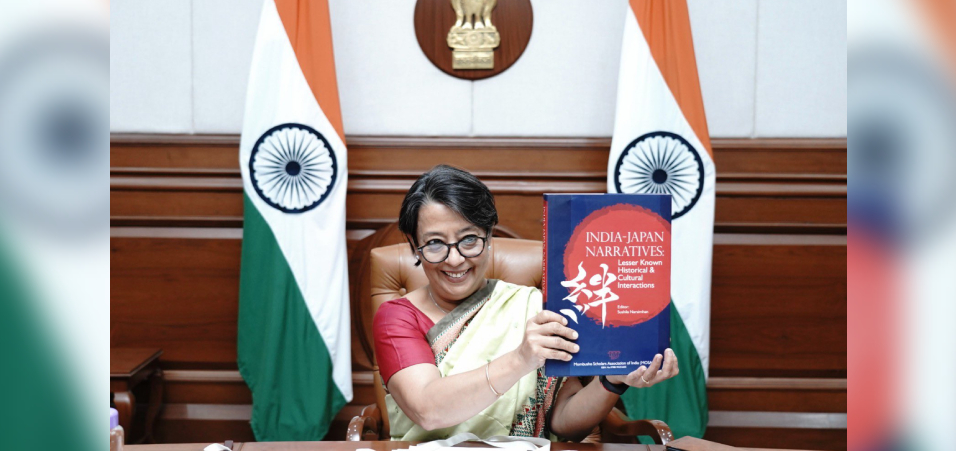 Secretary (East), Smt. Riva Ganguly Das releases ''India-Japan Narratives:Lesser Known Historical & Cultural Interactions''