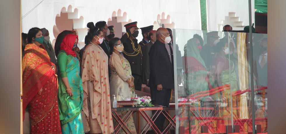 President Shri Ram Nath Kovind attended the Victory Day Parade as the Guest of Honour, at National Parade Ground in Dhaka