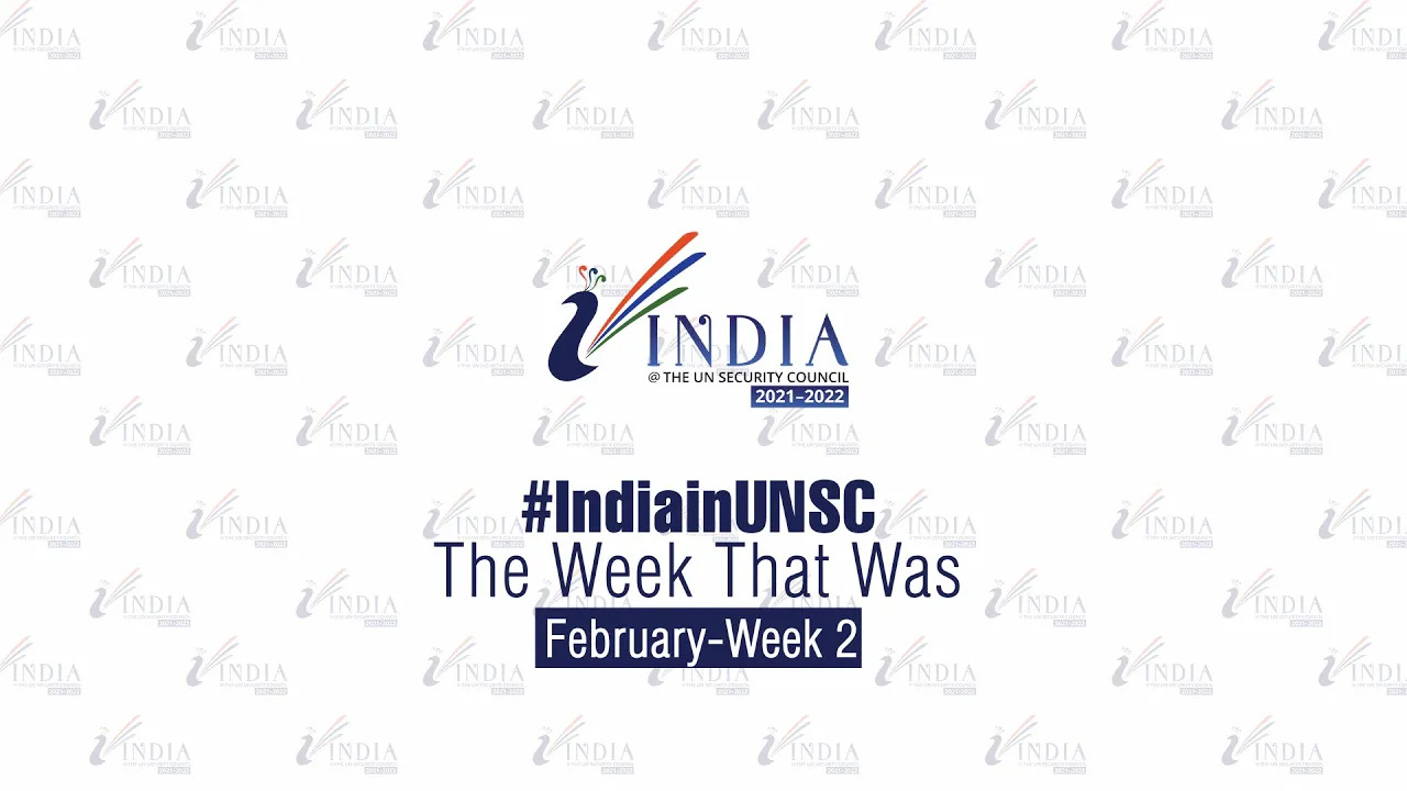 India at UNSC : February 2021 - Week 2